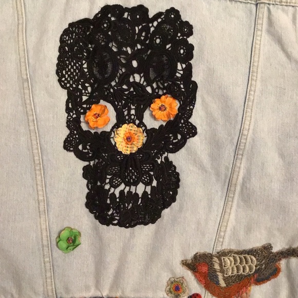 Denim “Ex-Boyfriend” Trucker Jacket - Picture 6 of 14